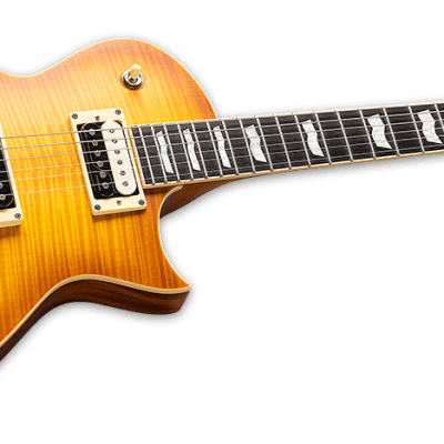 ESP LTD EC-1000T LH Fluence Honey Burst Satin FM HBS Left-Handed Electric Guitar image 2