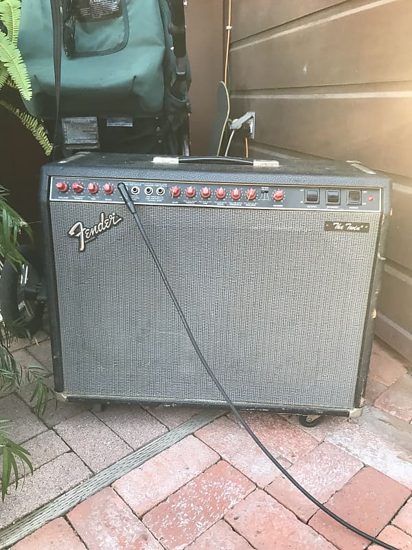 Vintage Fender 1980’s Red Knob Evil The Twin Amp Reverb