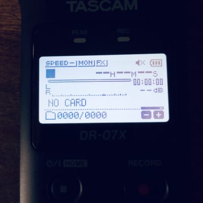 TASCAM DR-07X Portable Audio Recorder New IOB 2019 - Present - Black image 11