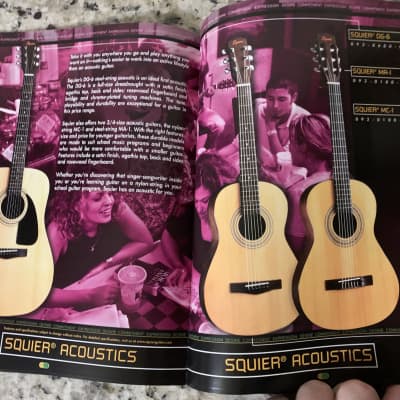 Squier Catalog 2000's Showmaster Jagmaster 7 String Tele Strat Bronco Bass Acoustic PA image 12