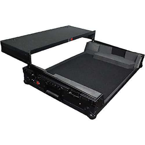 ProX Flight Case with Wheels & Laptop Shelf for Numark NS7III & NS7II Digital Controller (Black) image 1