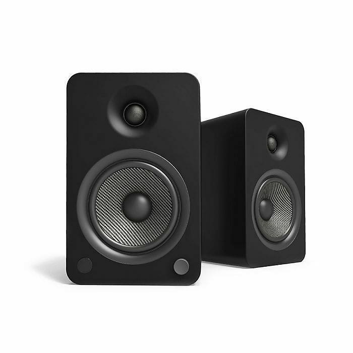 Kanto Audio YU6 Powered Bookshelf Speakers (pair, matte black) image 1