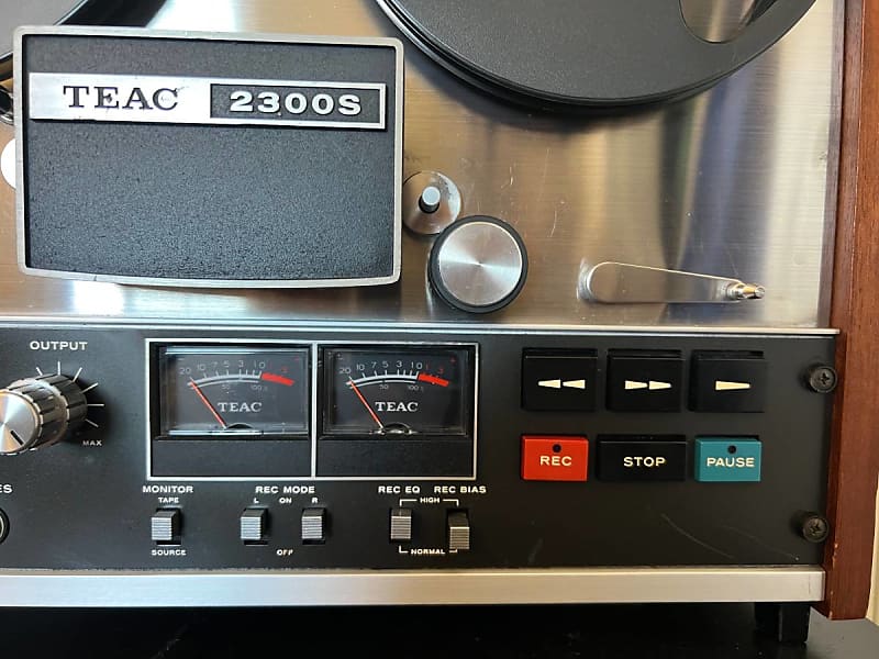 Teac a-2300S Stereo Reel to Reel Tape Deck Recorder With Manual