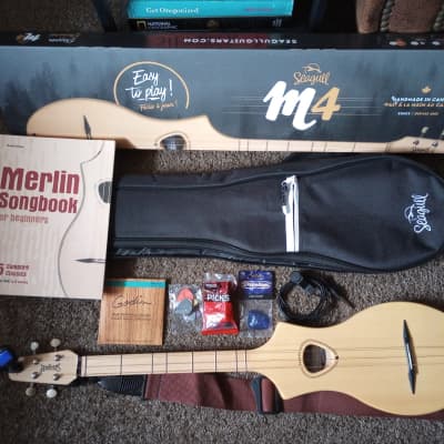 All Accessories+ Seagull Merlin M4 Spruce SG Dulcimer Guitar for sale