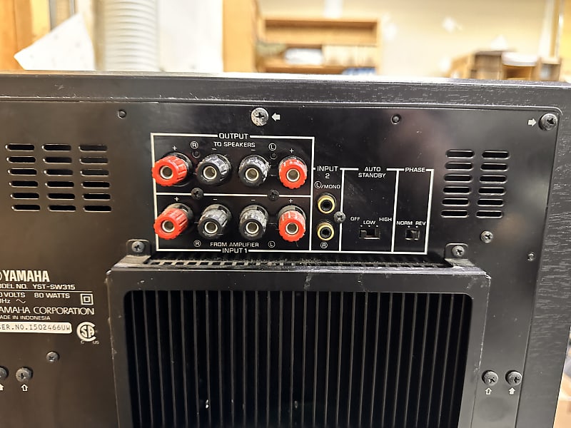 Yamaha YST-SW315 Powered Subwoofer - Tested & Working | Reverb Yamaha YST-SW315 Powered Subwoofer - Tested & Working | Reverb