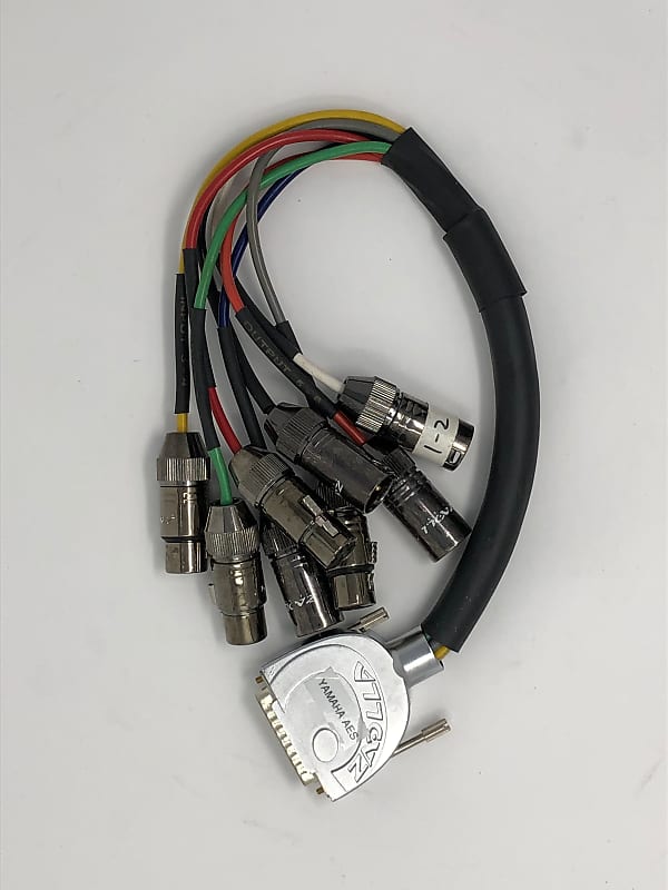 Zaolla DB25 to 8 x XLR3M, Yamaha Pinout Black Reverb