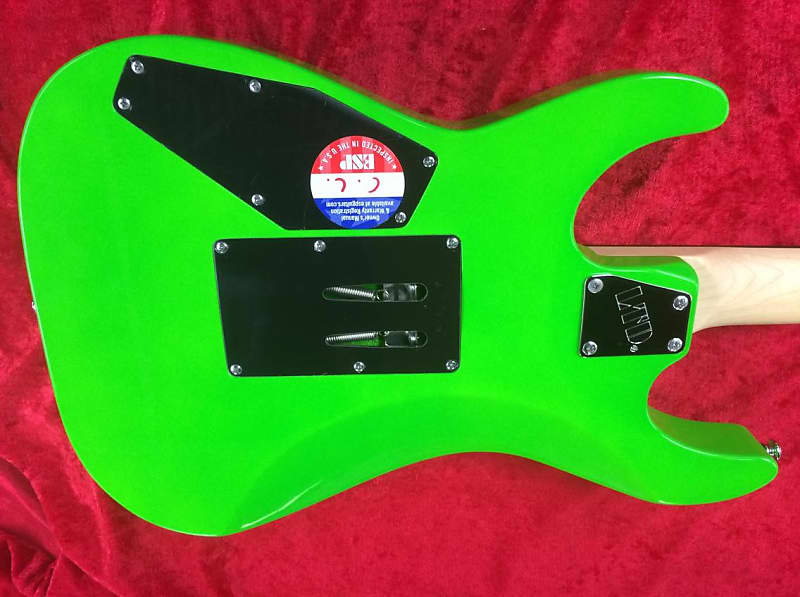 ESP LTD M-50FR, Neon Green | Reverb