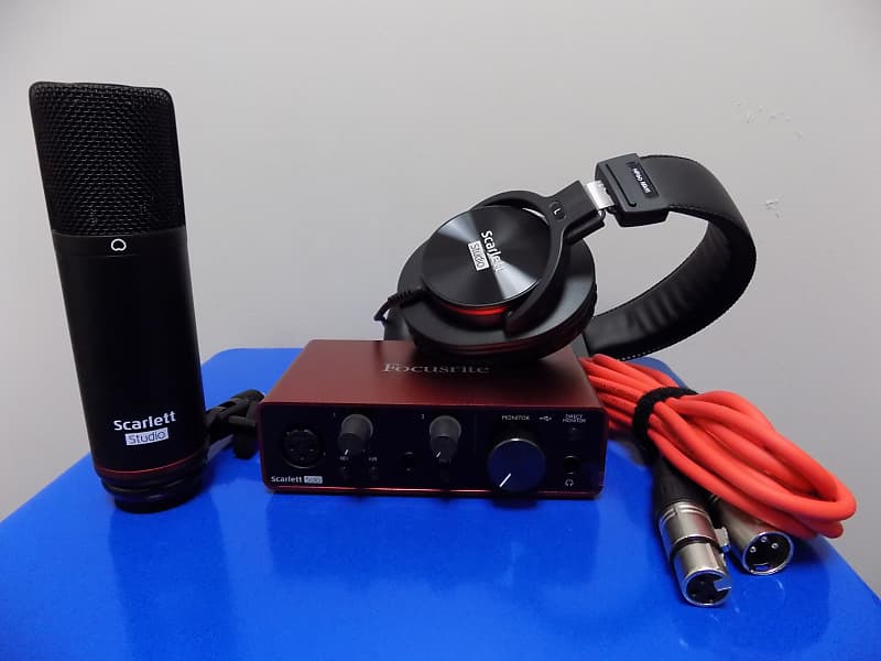 Focusrite Scarlett Solo Studio USB Audio Interface w/ Condenser Mic and Headphones image 1