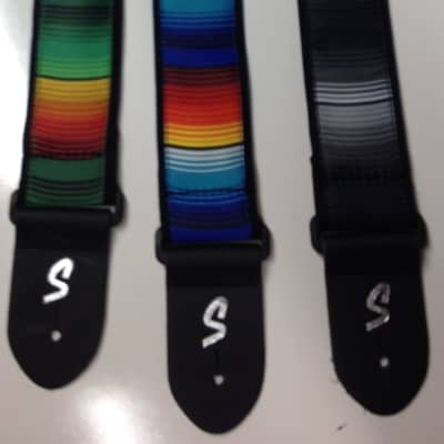 Seasun Rasta Stripes Guitar Strap image 3