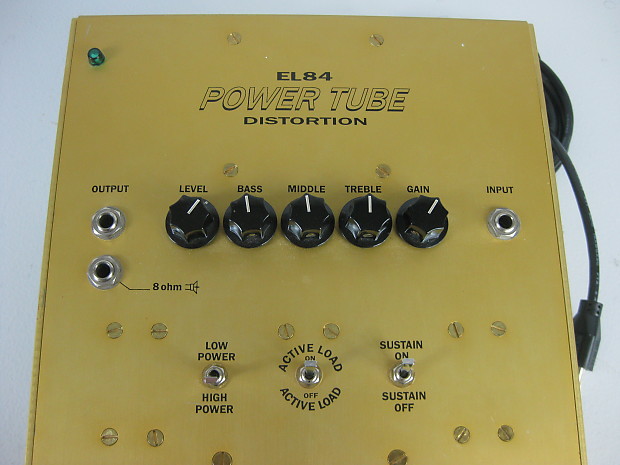 Gjika EL84 Power Tube Distortion Mini Amp Gold Rare