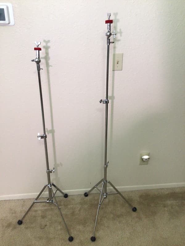 Sonor DeLuxe Cymbal Stands 1960’s-1970’s Chrome..2 In Total.. image 1