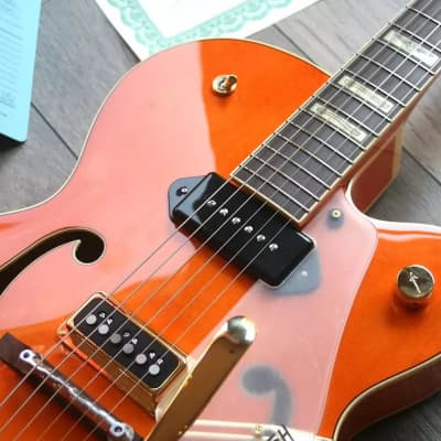 GRETSCH "G6120 Eddie Cochran Signature Hollow Body, Maple Satin" HARDCASE, PAPERS image 3