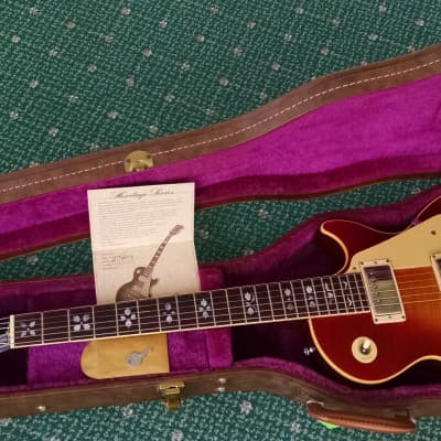 Gibson Les Paul Pre Historic Reissue Flowers Crazy Rare 1983 - Cherry Sunburst image 3