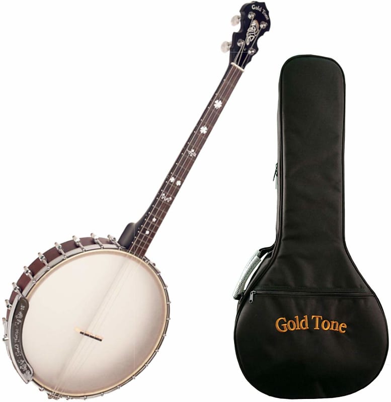 Gold Tone IT-17/L Irish Tenor Banjo with 17 Frets & Gig Bag For Left Handed Players image 1