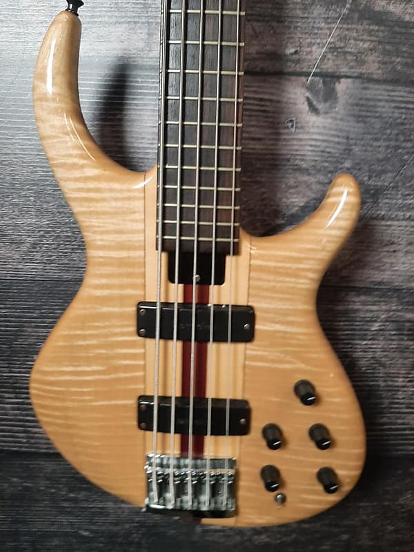 Tobias Basic 5 (Pre-Gibson) 5 String Bass Guitar (Cherry