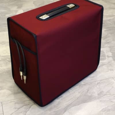 Combo Dust Cover burgundy  - Combo Amp Cover Black Volt Crazy Horse for sale
