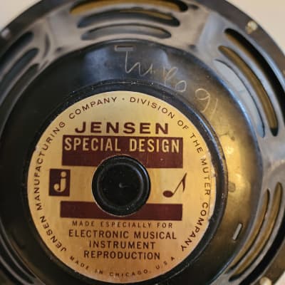 Vintage 50s/60s(?) Jensen Special Design 10" Speaker image 4