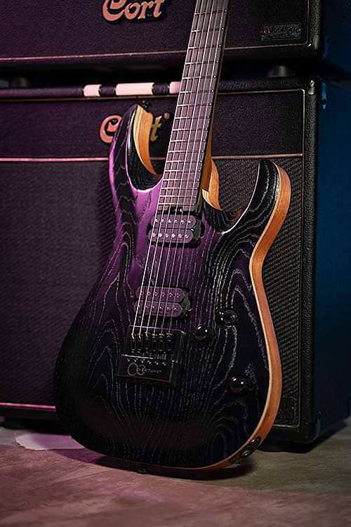 Cort KX700 OPBK | KX Series Evertune Double Cutaway Electric