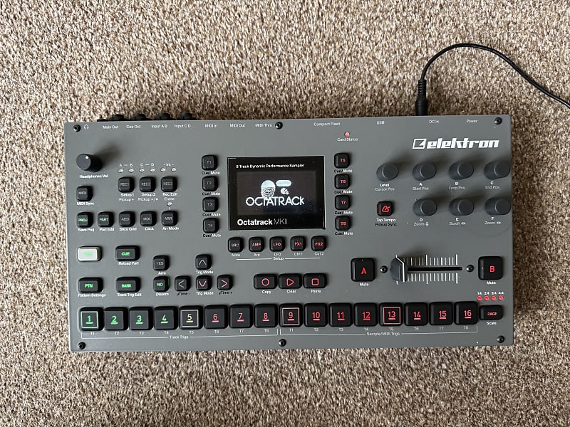 Elektron Octatrack MkII Dynamic 8-Track Performance Sampler 2017 - 2021 - Gray image 1