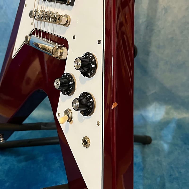 Edwards E FV 85D 2011 Vintage White Guitar For Sale Rickguitars