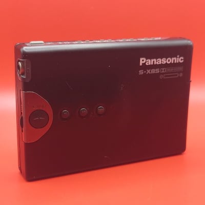 Rare Panasonic S XBS Portable Cassette Player RQ S45 Black with 