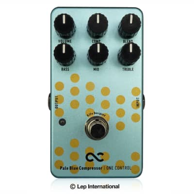 One Control Pale Blue Compressor OC-PBC - BJFe Series Guitar Effects Pedal designed by Bjorn Juhl - NEW! for sale