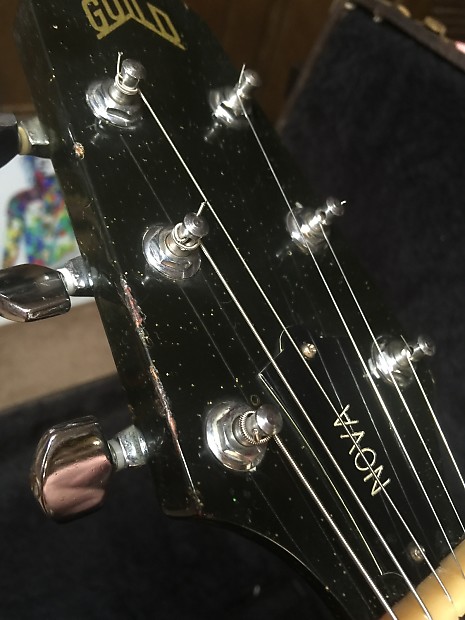 GUILD X-82 NOVA GUITAR USA 1981 BLACK SPARKLE | Reverb