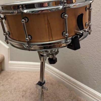 Custom Stave Snare Drum - Ambrosia Maple 2020 - Natural image 1