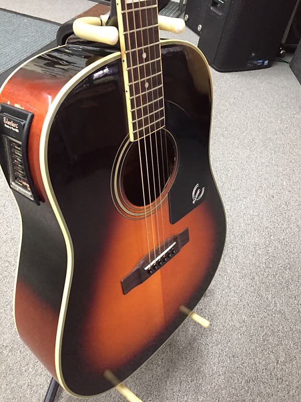 Epiphone AJ28SE VS 1990s to 2000s Tobacco Burst | Reverb