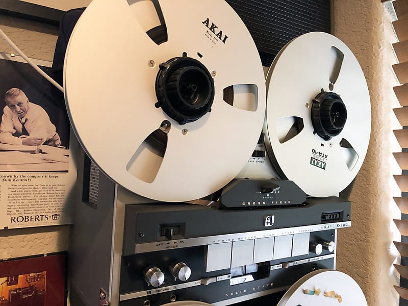 Akai X-300 Pro reel tape recorder 1967
