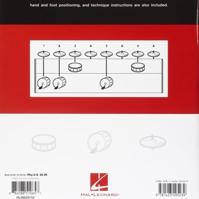 Hal Leonard The Visual Drumset Method Instruction Book w/CD image 4