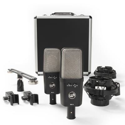 Warm Audio WA-14SP Multipattern Brass Capsule Condenser Microphone Stereo Pair