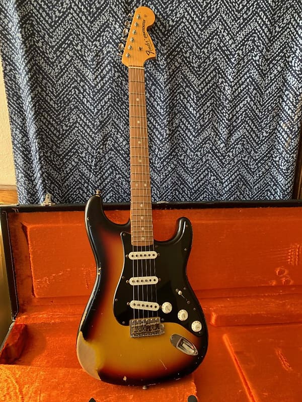 Fender Custom Shop 69 Strat Heavy Relic New Old Stock - Sunburst 7.6 pounds image 1