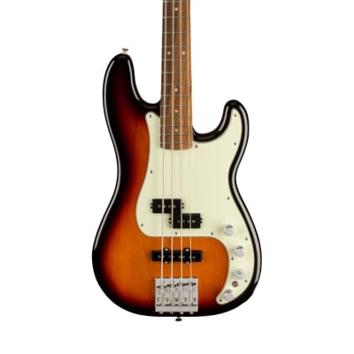 Used Fender Player Plus Precision Bass - 3-Color Sunburst w/ Pau Ferro FB image 3