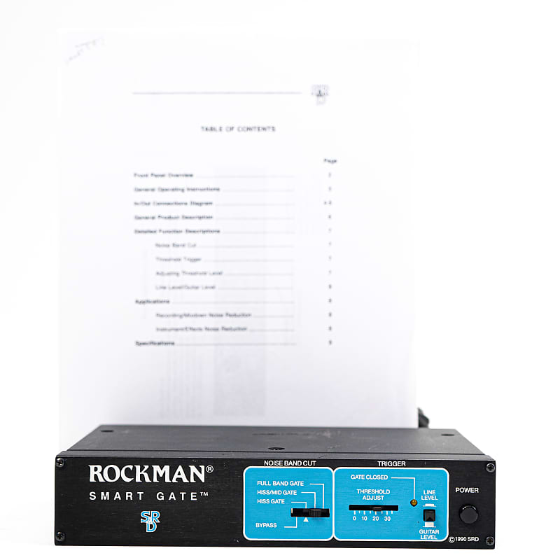 Rockman Smart Gate Noise Reduction Unit with Manual | Reverb