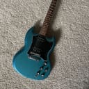 Gibson SG 2001 Blue/Teal w/ Tronical Automatic Tuner & Charger