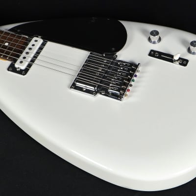 Phantom Guitarworks White Teardrop Custom HS Electric Guitar w/ OHSC image 6