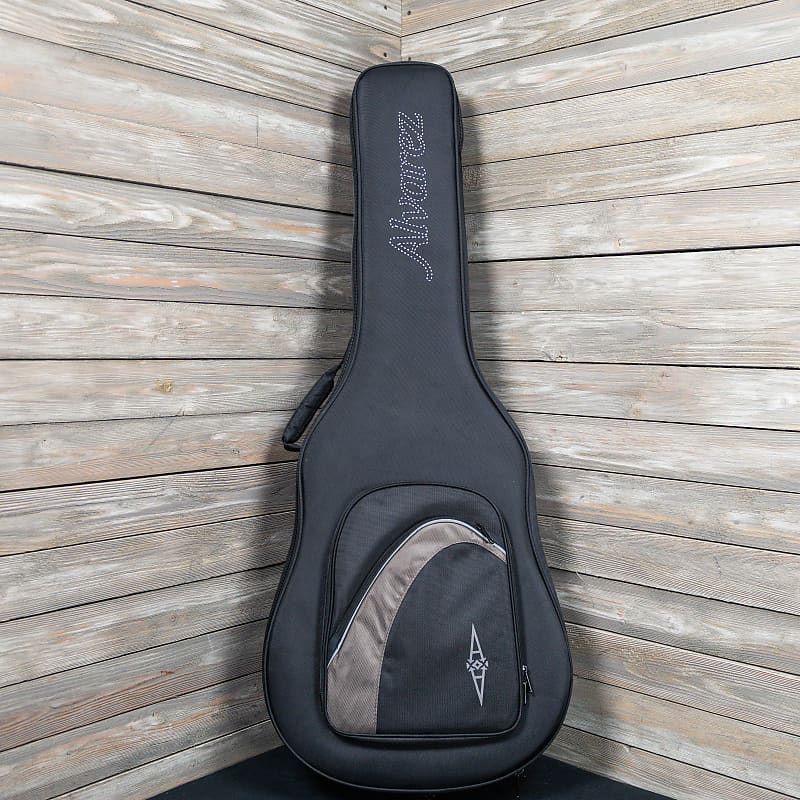 Alvarez Dreadnought 30mm Foam Acoustic Guitar Gig Bag - Black and Grey (AFC30A-WH) image 1