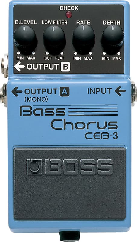 Boss CEB-3 Bass Chorus Pedal with Low Filter Control image 1