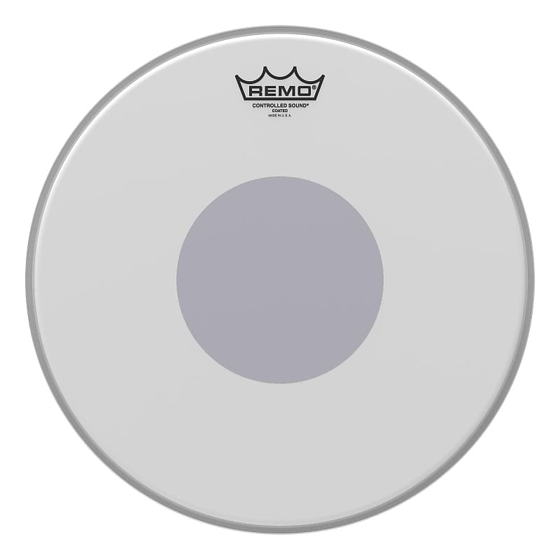 Remo 14" Coated Controlled Sound With Black Dot image 1