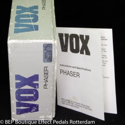 Vox 1900 Phaser mid 80's s/n 0-02034 Japan as used by Billy Corgan ( Smashing Pumpkins ) image 10