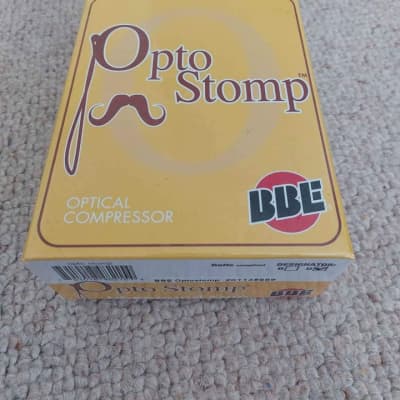 BBE Opto Stomp Optical Guitar/Bass Compressor Pedal 2010s - Yellow image 3
