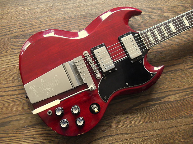 Greco SG with Lyre Vibrola 1963 Reissue SS63-70 - One of The | Reverb