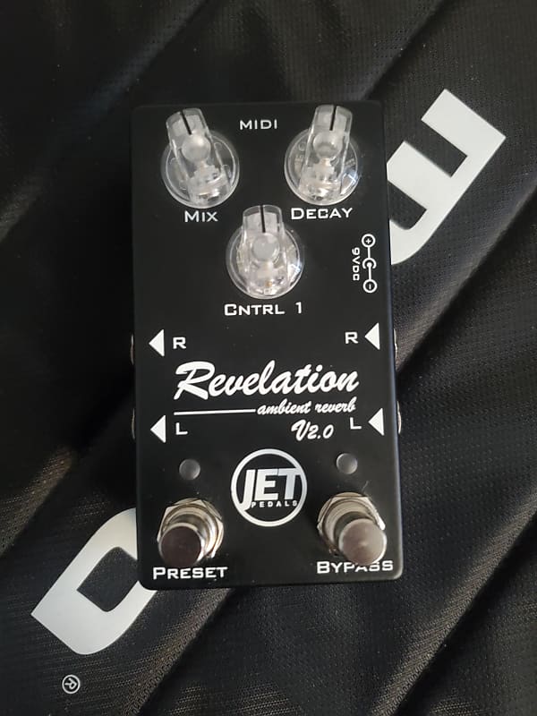 Jet Pedals Revelation V2 Black Reverb