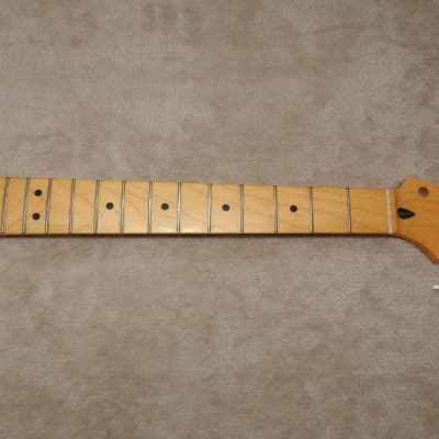 WD Music SMV21 Licensed Fender  Maple Stratocaster Neck 21 Medium  Frets Free Bone Nut NOS #2 image 1