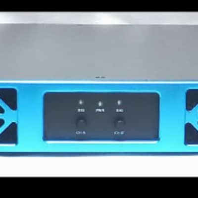 CVR D-3302 Series Professional Power Amplifier One Space 3300 Watts x 2 at 8 Ω BLUE image 3