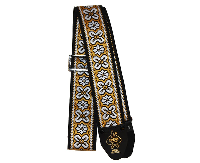 Ace Vintage Reissue Greenwich Guitar Strap by D'Andrea - Made in the USA image 1