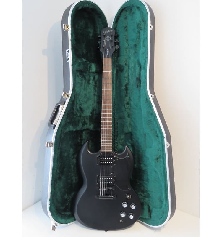 2002 Epiphone G-400 SG Gothic Electric Guitar - Made in Korea with Hiscox  Hard Case | Reverb Denmark