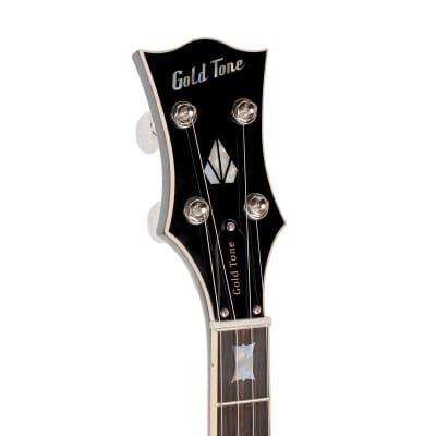 Gold Tone OB-2AT Mastertone Mahogany Neck Archtop Bowtie Banjo with Hard Case image 9