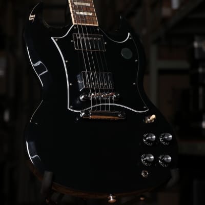 Gibson SG Standard Electric Guitar in Ebony with Soft Shell Case